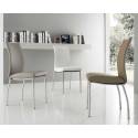 CAPODARTE MODERN CHAIR IN FAUX LEATHER ESMA