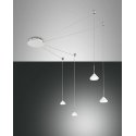 FABAS LUCE SUSPENSION LAMP ISABELLA LED 4 LIGHTS