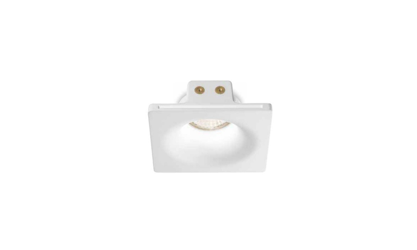 GEA LUCE GFA611 recessed spotlight in white paintable plaster