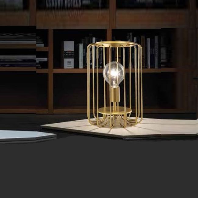 SILLUX FUTURA lampada da tavolo contemporanea in metallo e vetro