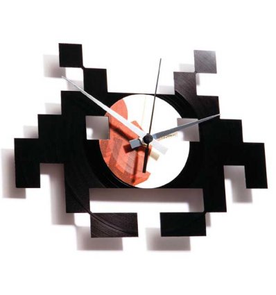 OROLOGIO MODERNO DA PARETE SPACE INVADERS