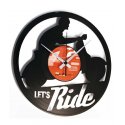 MODERN WALL CLOCK LET'S RIDE