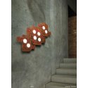 BRAGA ILLUMINAZIONE APPLIQUE/PLAFONIERA PUZZLE LED PL50