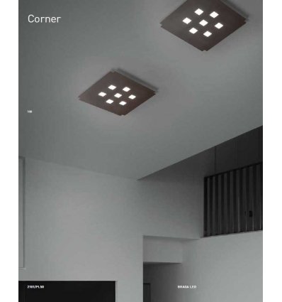 BRAGA ILLUMINAZIONE PLAFONIERA CORNER PL50