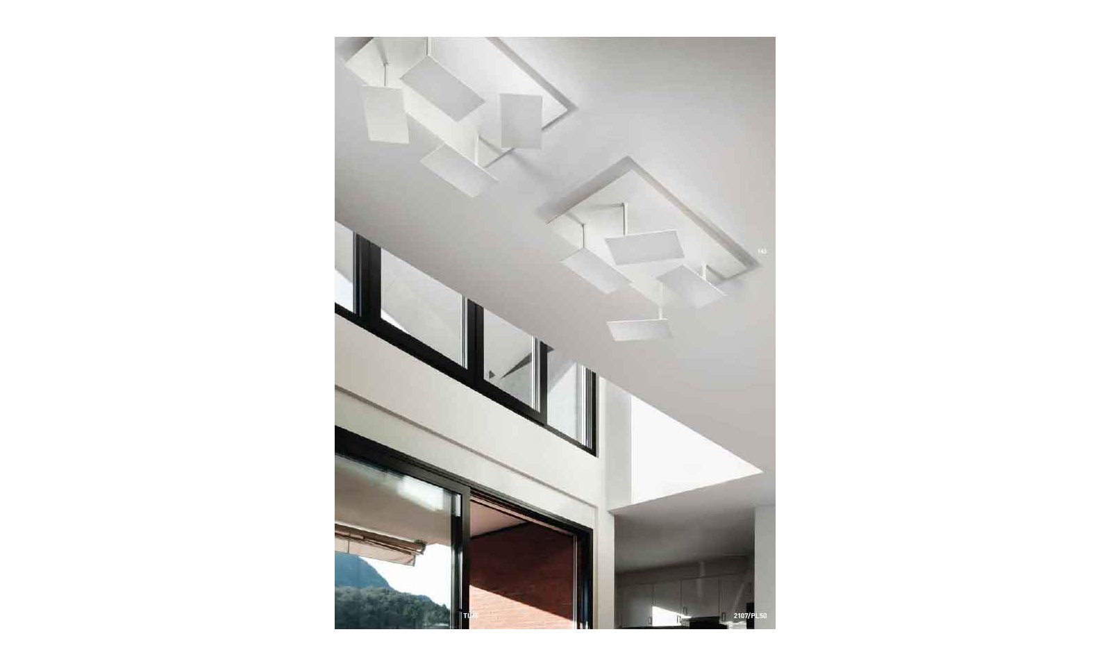 BRAGA ILLUMINAZIONE PLAFONIERA TIME LED PL50 lampada da soffitto led