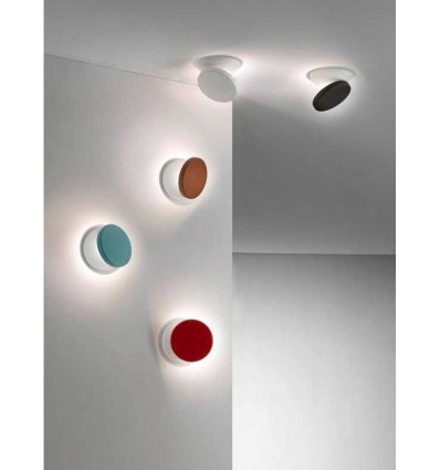 SELENE ILLUMINAZIONE APPLIQUE/PLAFONIERA TAN LED