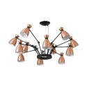 SUSPENSION LAMP RETRO 12 LIGHTS FB