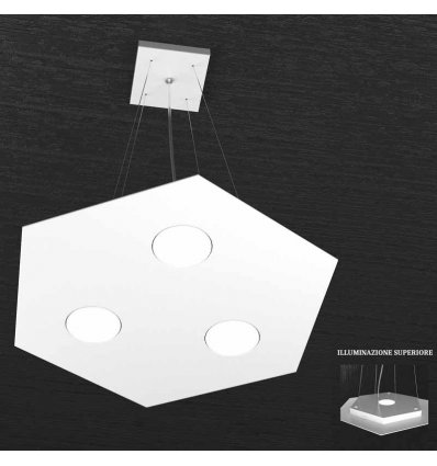 TOP LIGHT SOSPENSIONE HEXAGON SP+1