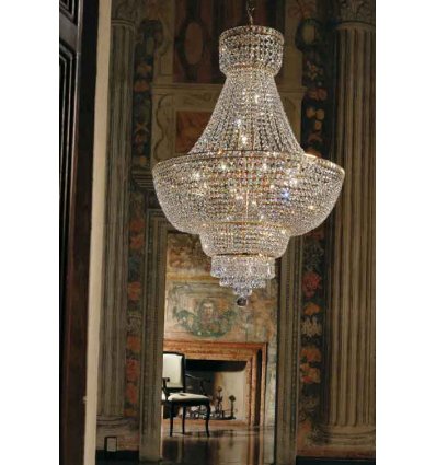 LAMPADARIO IMPERO BEETHOVEN STILE VOLTOLINA