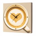 PINTDECOR QUADRO/OROLOGIO MODERNO CAPPUCCINO TIME