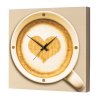 PINTDECOR QUADRO/OROLOGIO MODERNO CAPPUCCINO TIME