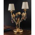 GRAZIOSO LIGHTING TABLE LAMP 2 LIGHTS IRIS