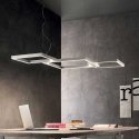 BRAGA ILLUMINAZIONE SUSPENSION LAMP FLAT LED RECTANGULAR