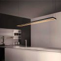 BRAGA ILLUMINAZIONE SUSPENSION LAMP FLAT 2 LED RECTANGULAR