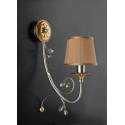 GRAZIOSO ILLUMINAZIONE APPLIQUE 1 LUCE PERLA