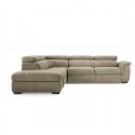 ECK-SOFA-BETT IN NABUK SAFARI