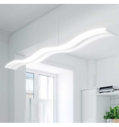 TOP LIGHT SOSPENSIONE DOUBLE WAVE LED