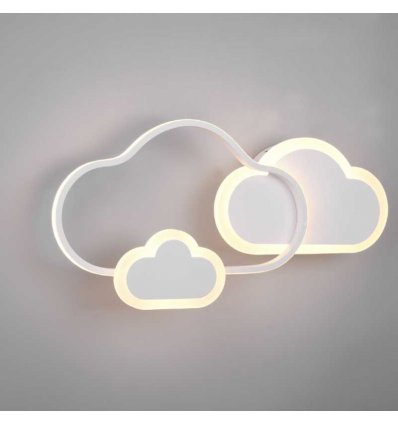 TRIO APPLIQUE CLOUDY LED