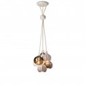 FERROLUCE DECO' CHANDELIER AFOXE 6 GLASSES