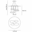 ARTEMIDE LAMPADA A SOSPENSIONE MERCURY HALO