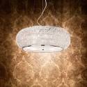 IDEAL LUX SOSPENSIONE PASHA' 6 LUCI CROMO