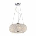 IDEAL LUX SOSPENSIONE PASHA' 6 LUCI CROMO