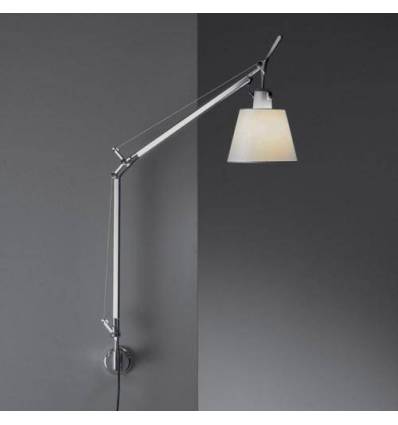 ARTEMIDE LAMPADA DA PARETE TOLOMEO BASCULANTE PERGAMENA 180