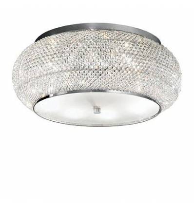 IDEAL LUX LAMPADA DA SOFFITTO PASHA' 10 LUCI CROMO