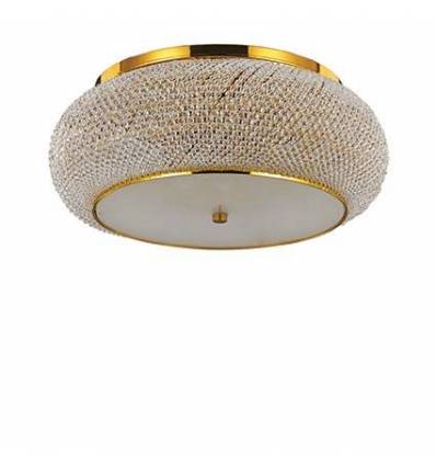 IDEAL LUX LAMPADA DA SOFFITTO PASHA' 10 LUCI ORO