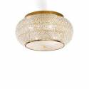 IDEAL LUX LAMPADA DA SOFFITTO PASHA' 6 LUCI ORO