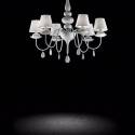 IDEAL LUX CHANDELIER BLANCHE 6 LIGHTS