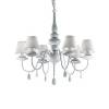 IDEAL LUX LAMPADARIO BLANCHE 6 LUCI